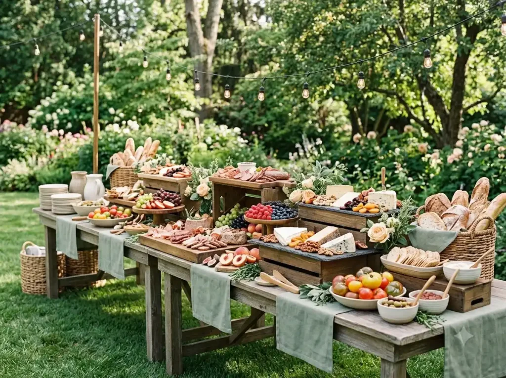 Garden harvest grazing feast