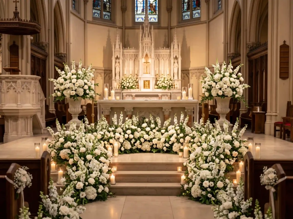 Heavenly Ivory Sanctuary Inspiration Inspired by Ivory sanctuary white floral design