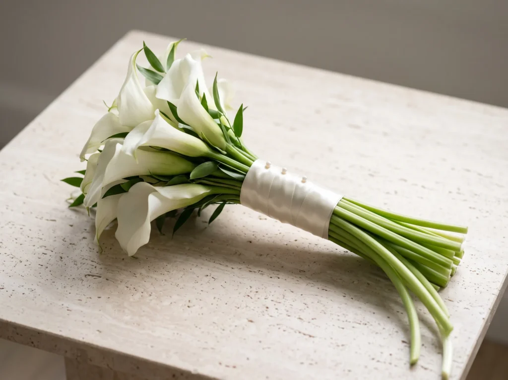 Ivory Calla Grace Inspiration Inspired by timele Ivory calla lily bouquet K