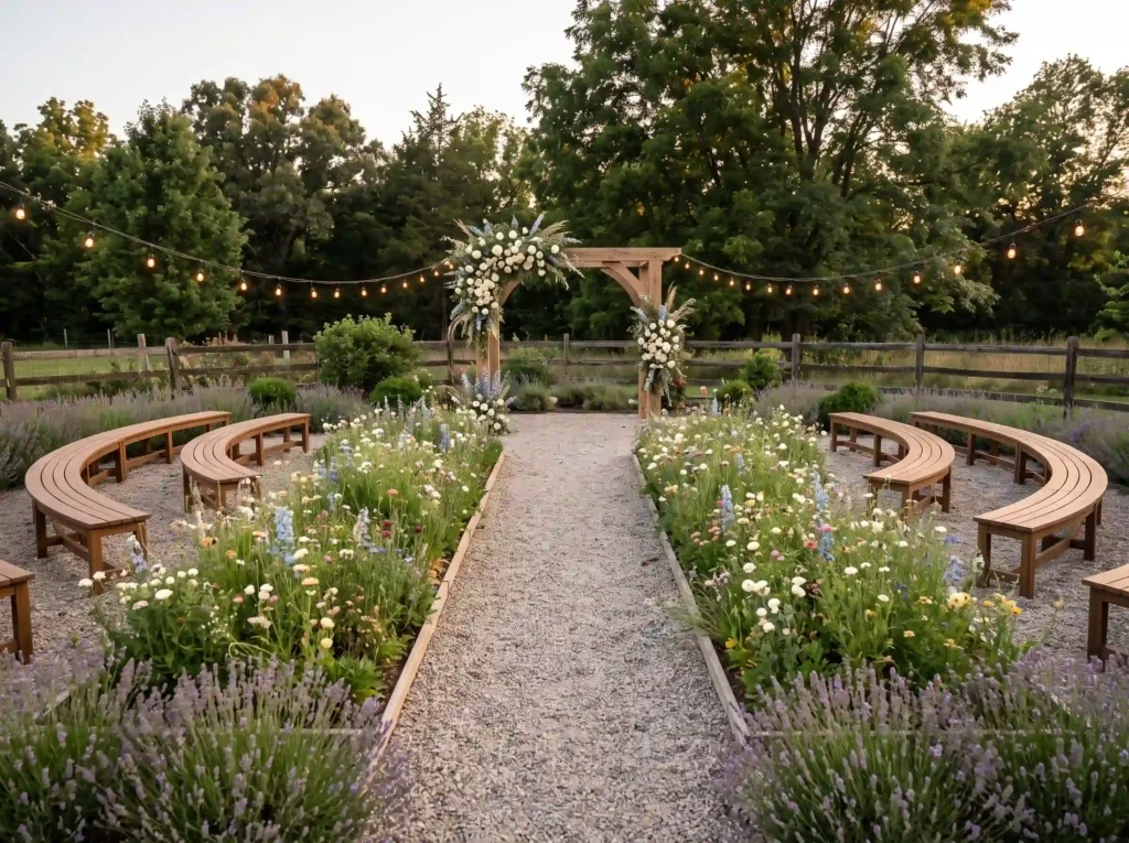 Meadow Arbor Ceremony Inspiration Inspired by wi Meadow Arbor Ceremony K