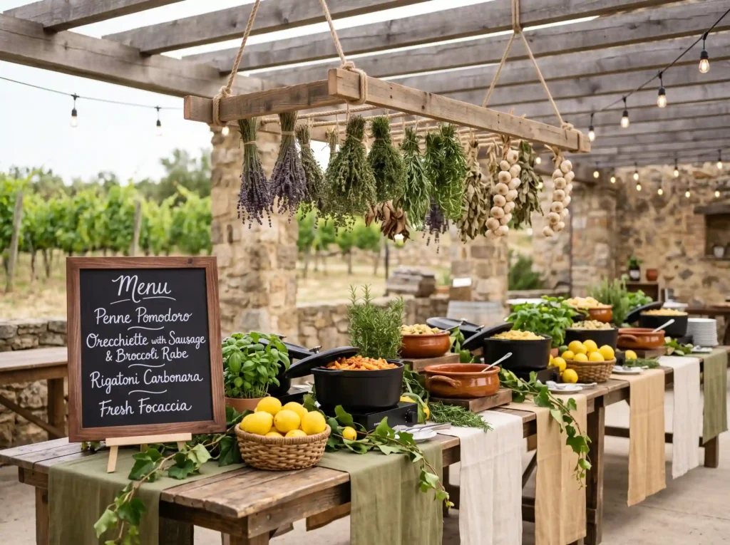 Rustic Italian Pasta Market Inspiration Inspired Rustic Italian Pasta Market Display
