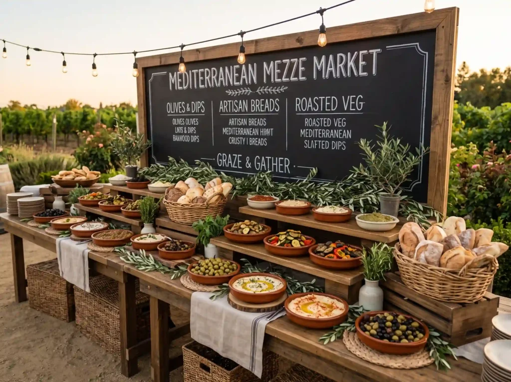 Rustic Mediterranean Mezze Market Inspiration In Rustic Mediterranean Mezze Market K