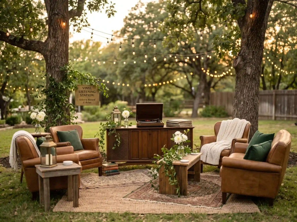Rustic Record Listening Lounge Inspiration Vint Rustic record listening lounge K