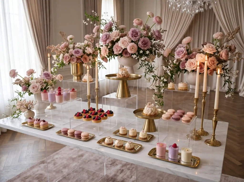 Blush Patisserie Gallery Inspiration A luxury Pa Luxury wedding dessert station s…