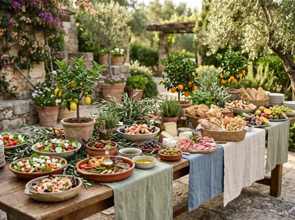 Mediterranean Garden Market Table Inspiration In Mediterranean Garden Market Table K