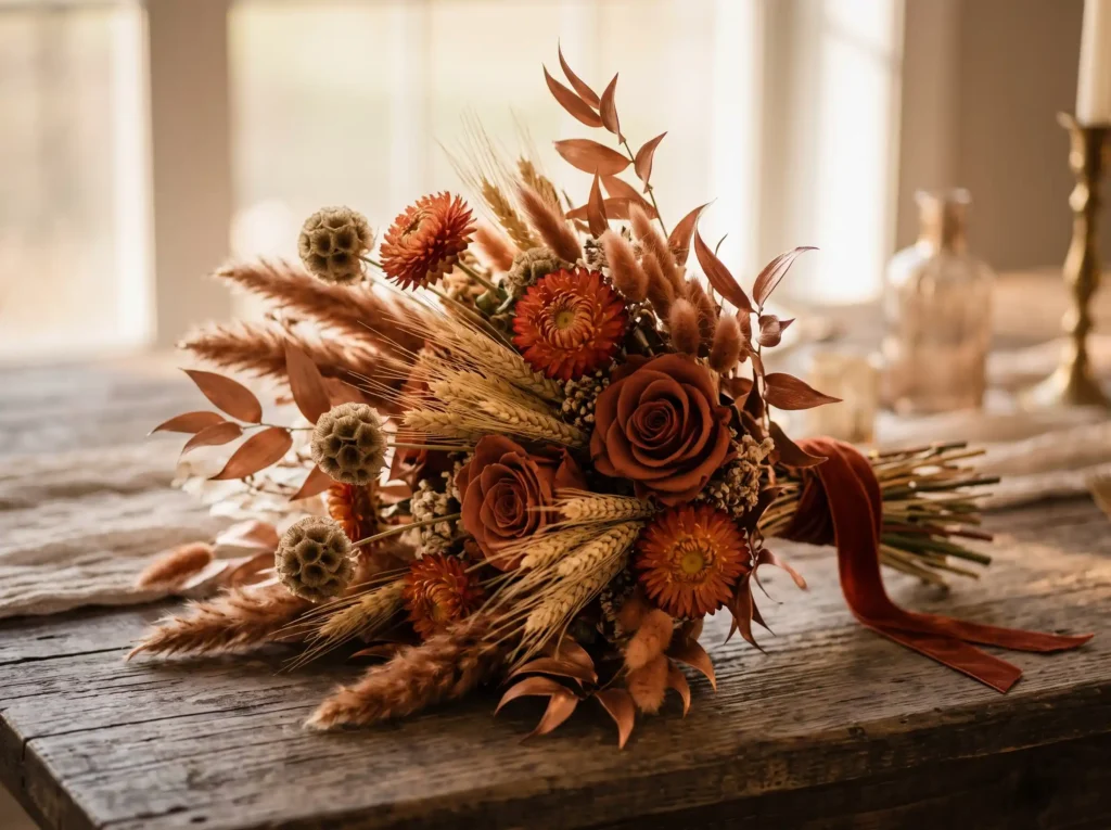 Terracotta Harvest Bloom Inspiration A celebrati Terracotta Harvest Bloom bouquet K