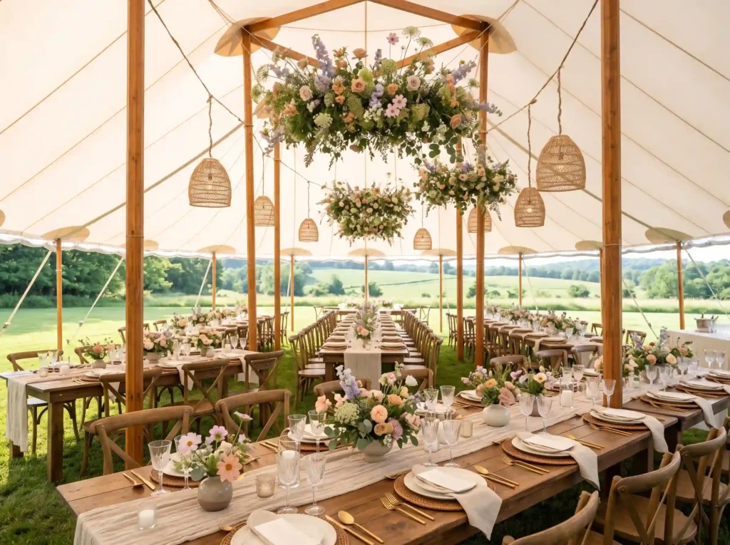 Wildflower Sailcloth Reception Inspiration A rel Wildflower sailcloth reception c… K