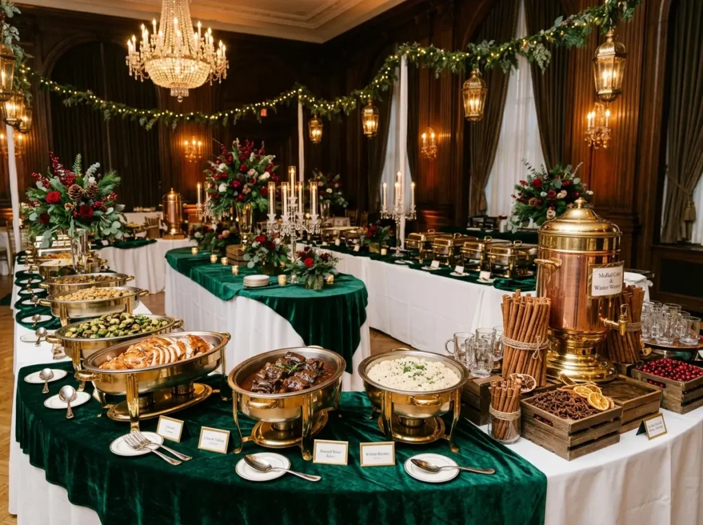 bright Velvet holiday banquet elegant d…