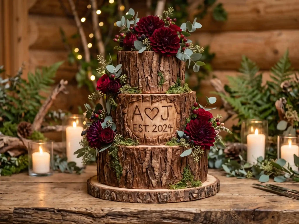 Carved Timber Illusion Cake Inspiration Crafted Carved timber illusion cake K