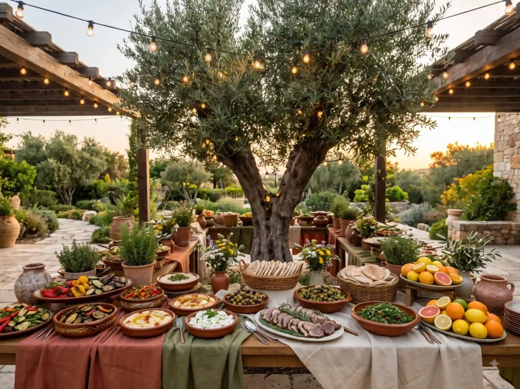 Mediterranean Market Table Inspiration Inspired Mediterranean market table buffet K