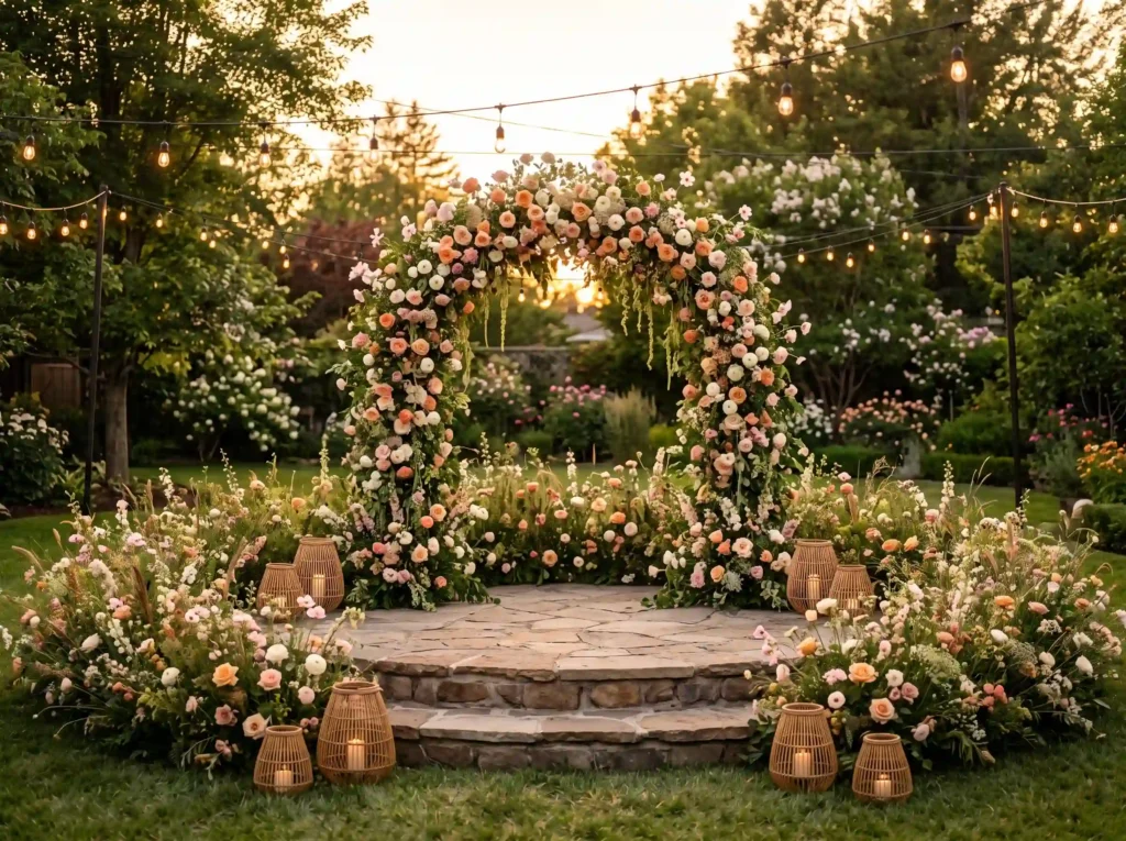 Sunset Garden Arbor Inspiration Designed to cele Sunset Garden Arbor. Inspiration