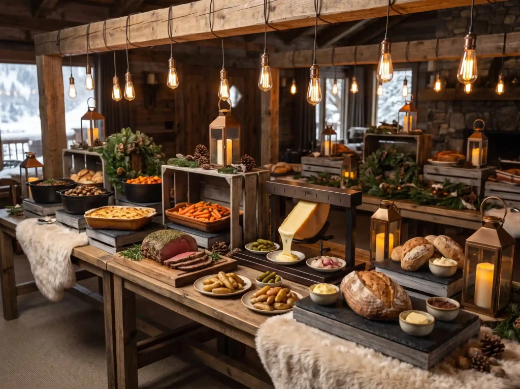 Alpine Chalet Harvest Buffet Inspiration Inspire Alpine Chalet Harvest Buffet K