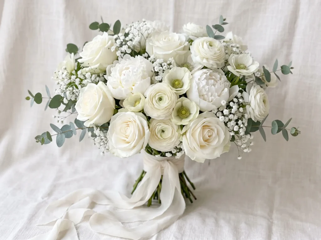 Snowfall Bloom Symphony Inspiration Inspired by Snowfall Bloom Symphony bouquet K
