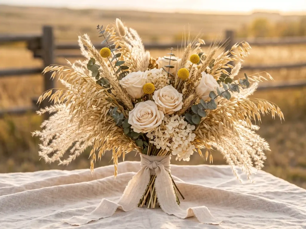15 Dried Wedding Flowers Ideas That Look Stunning All Year Long