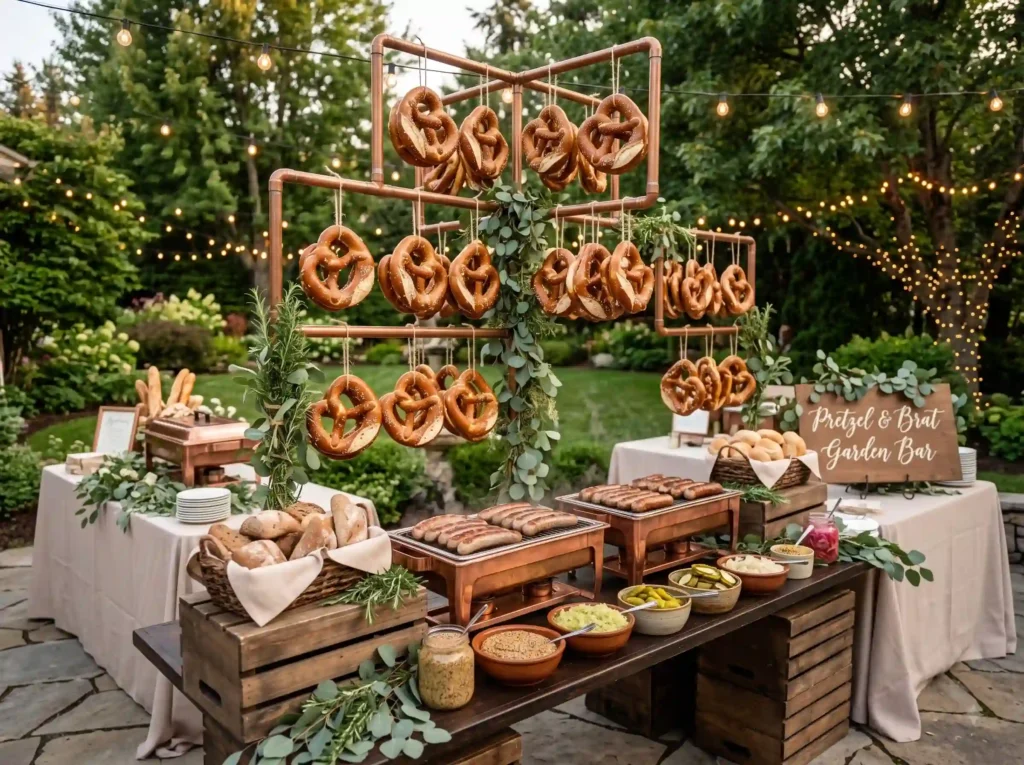 Pretzel Brat Garden Bar Inspiration European bee Pretzel and Brat Garden Bar