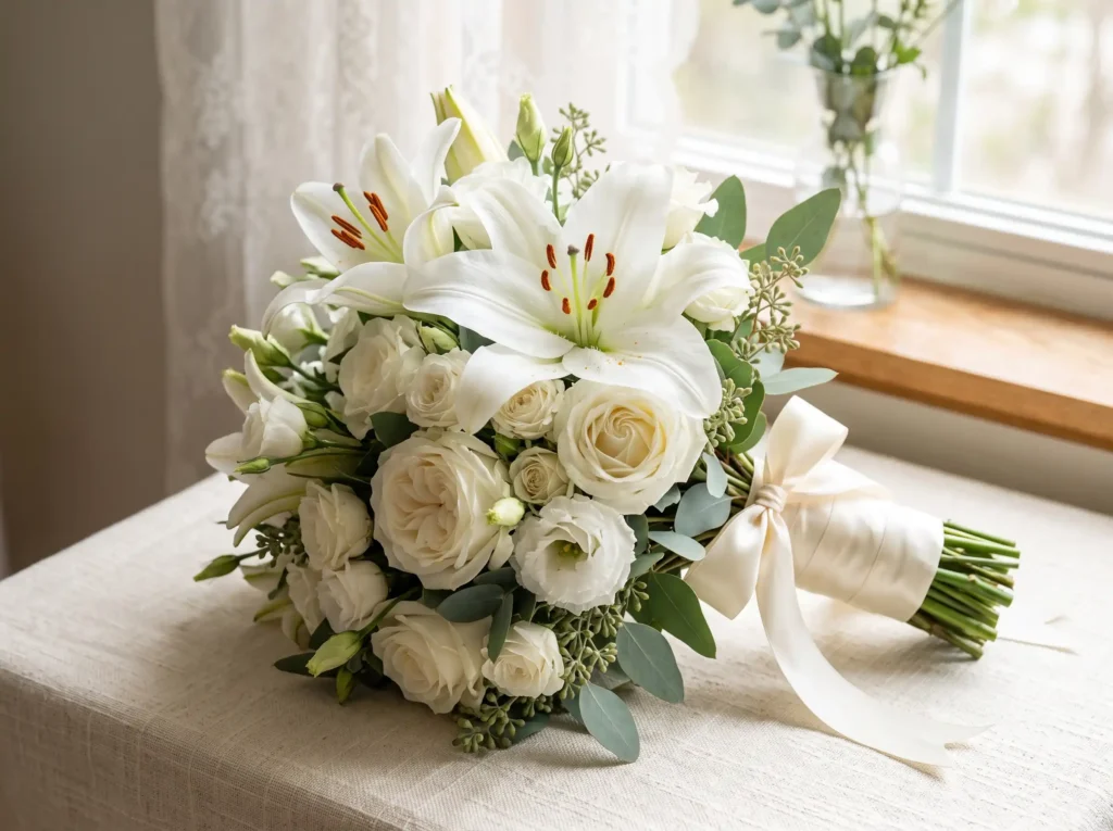 White Lily Grace Inspiration Inspired by timeles White Lily Grace bouquet K