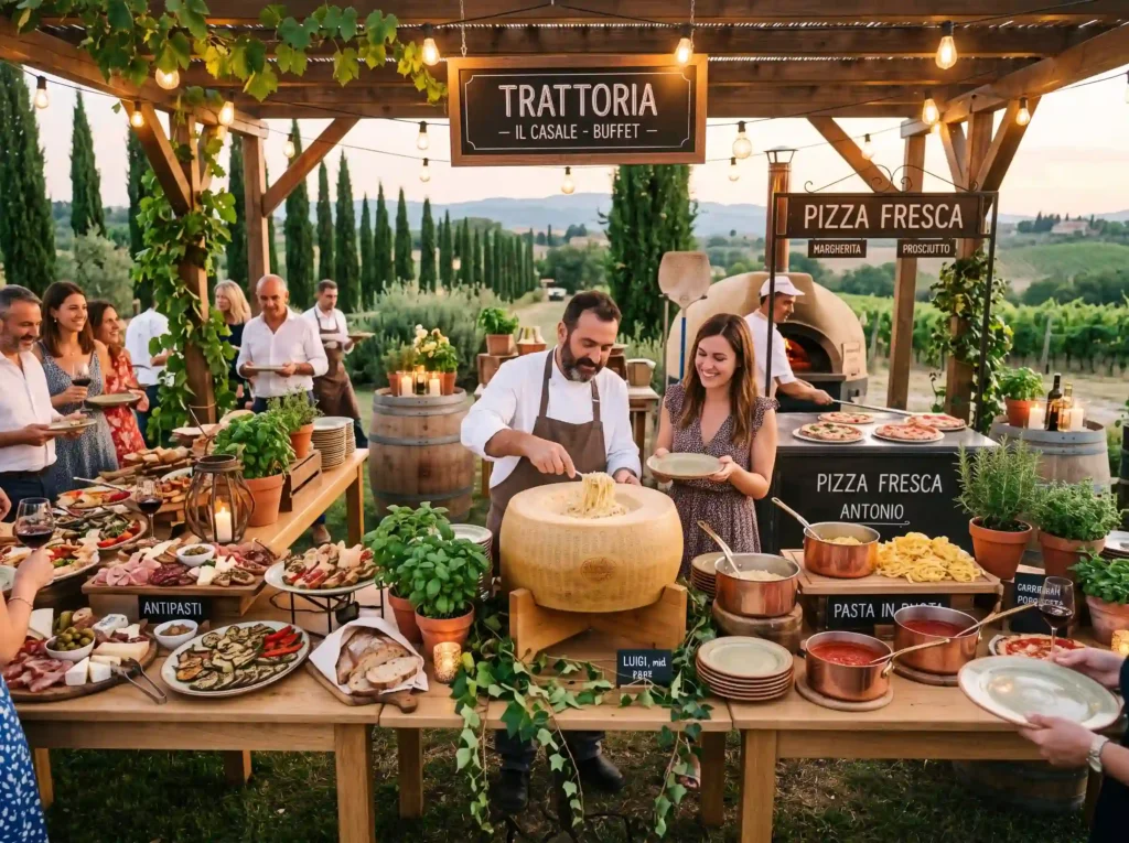 Italian Trattoria Buffet Inspiration A romantic Italian Trattoria Buffet Tuscan …