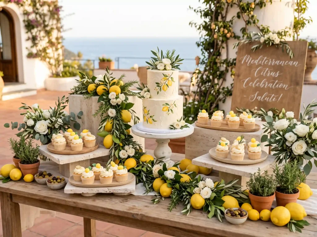 Mediterranean Citrus Celebration Inspiration Ins Mediterranean Citrus Wedding Des… K