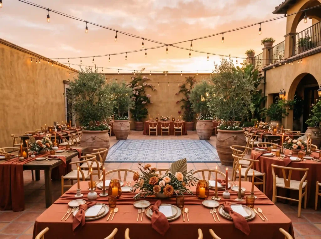 Sunset Terracotta Courtyard Inspiration Inspired Sunset terracotta courtyard rece… K