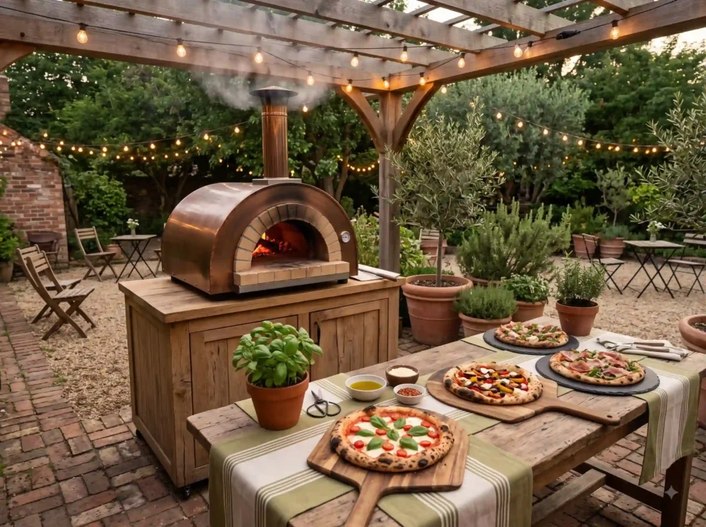 Wood Fired Pizza Garden Inspiration Italian piaz Wood fired pizza garden celebration K