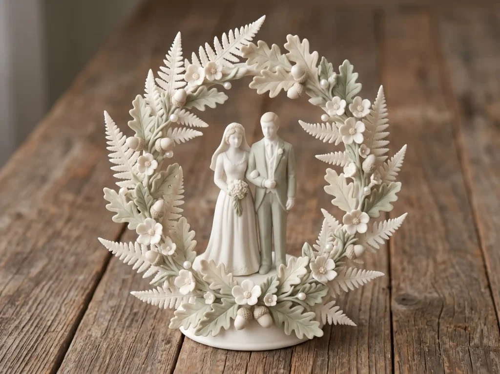 Woodland Fern Keepsake Inspiration Inspired by e Porcelain bride groom woodland w…