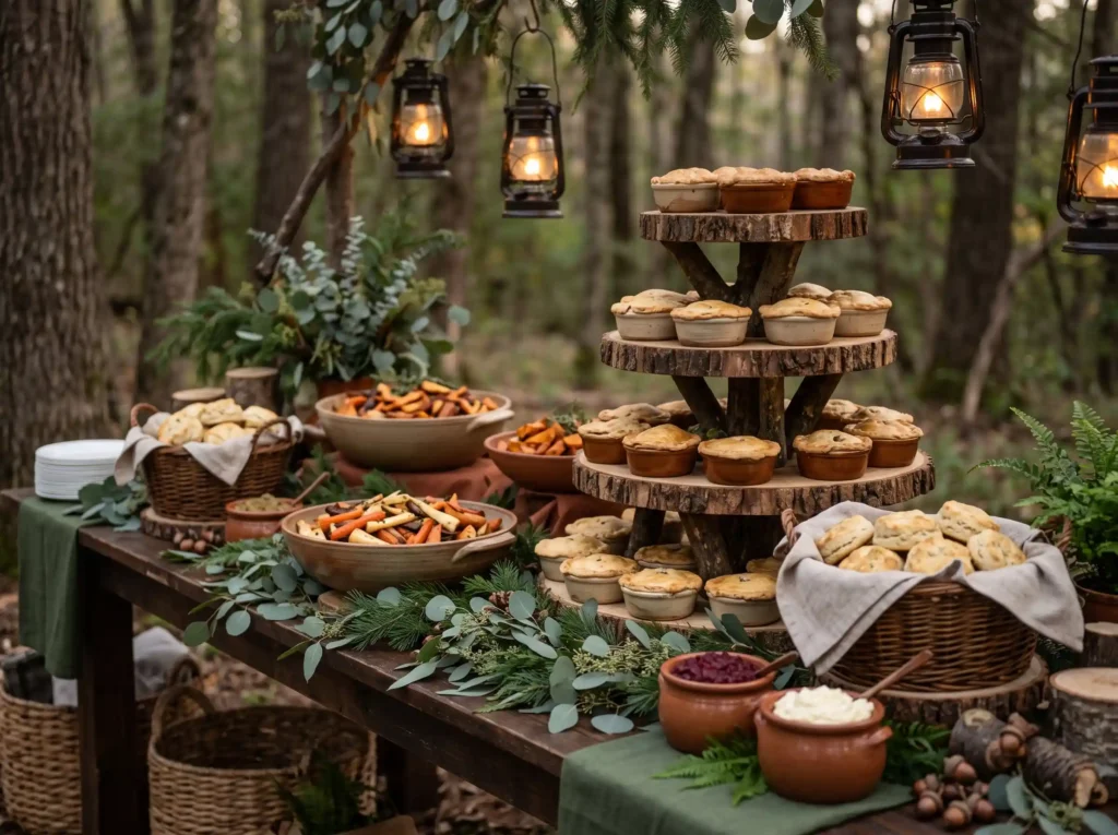 Woodland Pot Pie Market Inspiration Inspired by Woodland Pot Pie Market buffet
