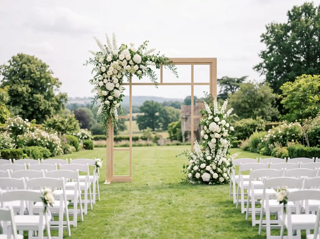 Blooming Window Frame Inspiration Combining arch Blooming window frame with florals