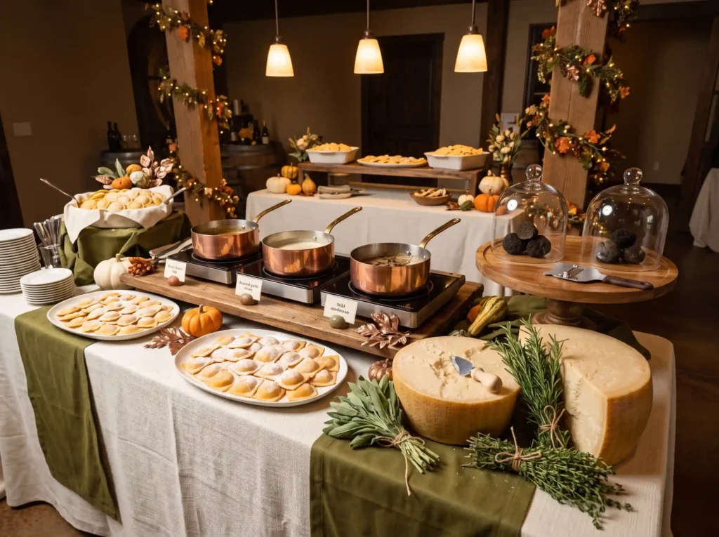 Pumpkin Sage Ravioli Station Inspiration Seasona Pumpkin Sage Ravioli Station K