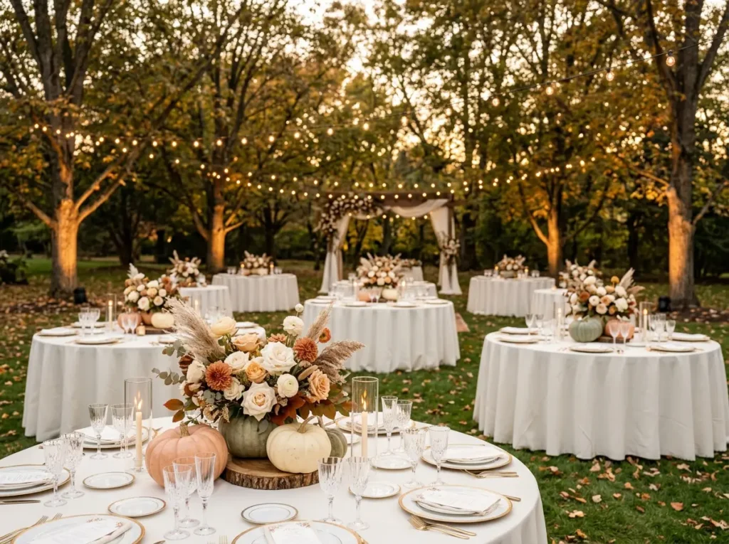 Pumpkin floral centerpieces eleg…