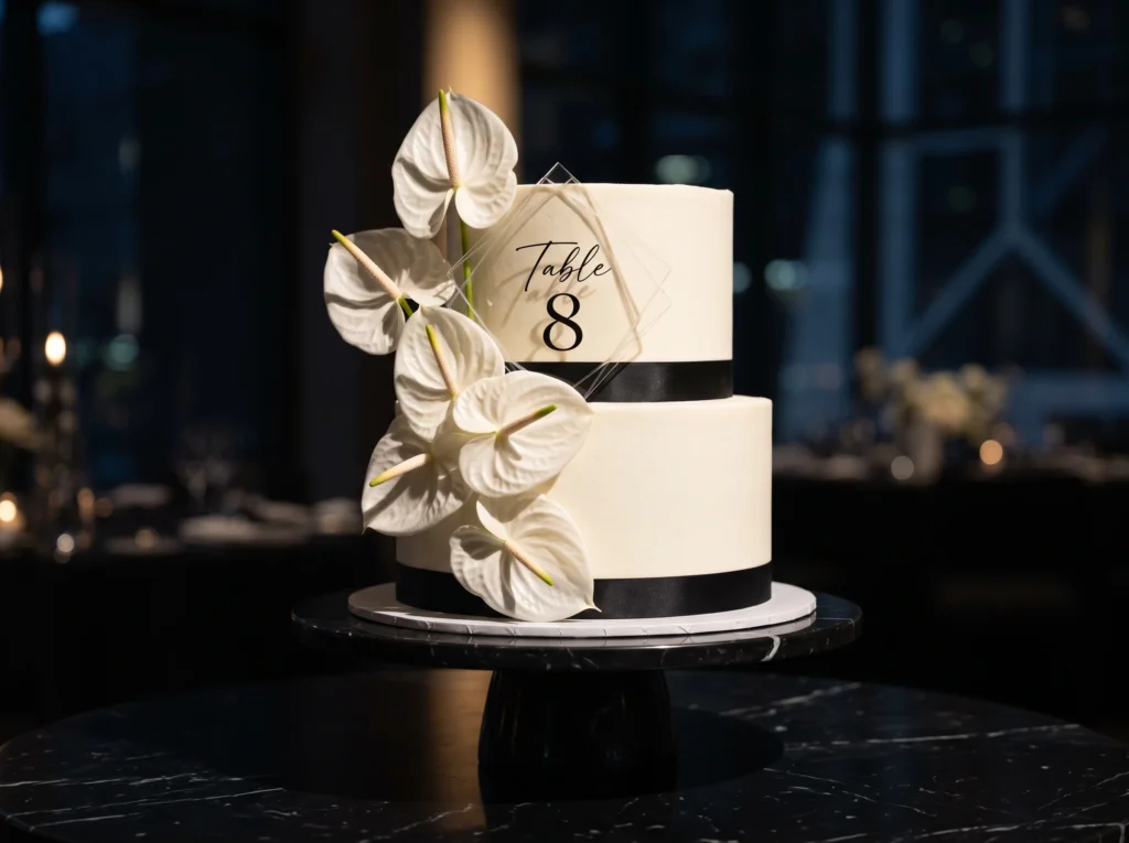 Modern Black Tie Cake Inspiration Contemporary e Modern black tie cake K