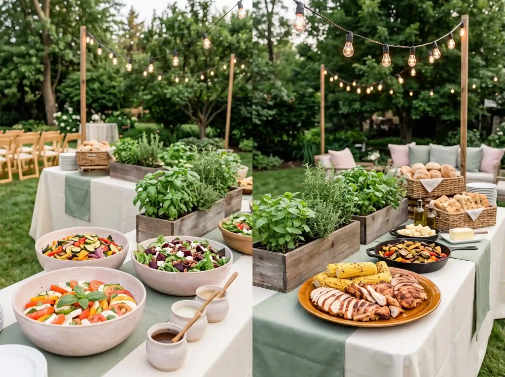 Farm Fresh Salad BBQ Station Inspiration Fresh g Farm fresh salad BBQ station