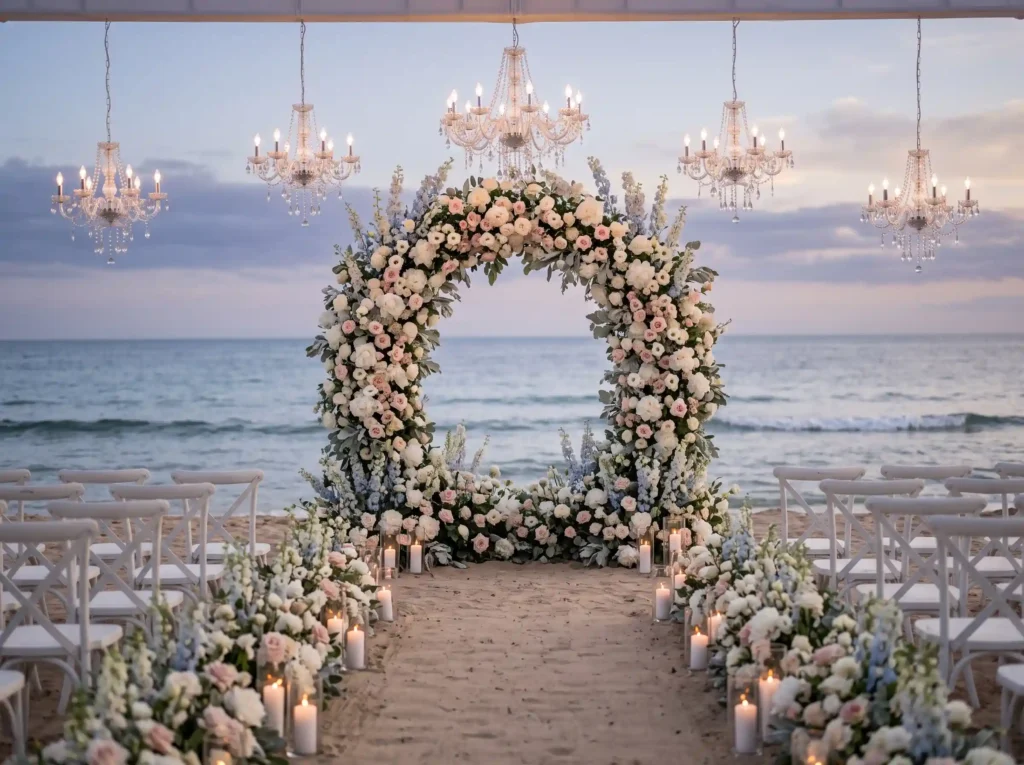 Pearl Cove Garden Ceremony Inspiration Soft pea Pearl Cove Garden Ceremony K