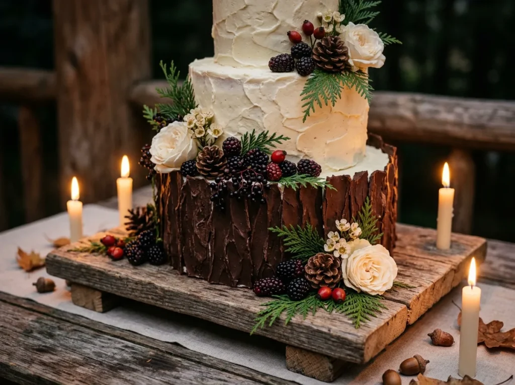 Fireside Forest Berries Inspiration Evening gat Fireside forest berries cake