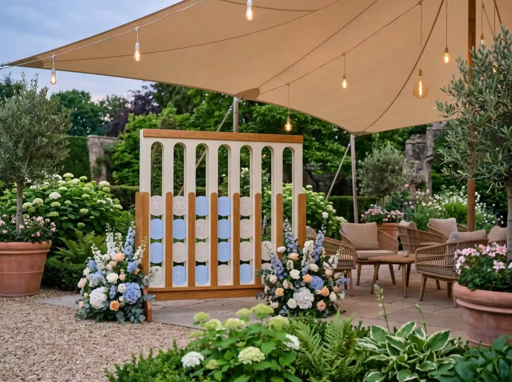 Four in a Row Pavilion Inspiration A playful ov Giant four in a row game pavilion K