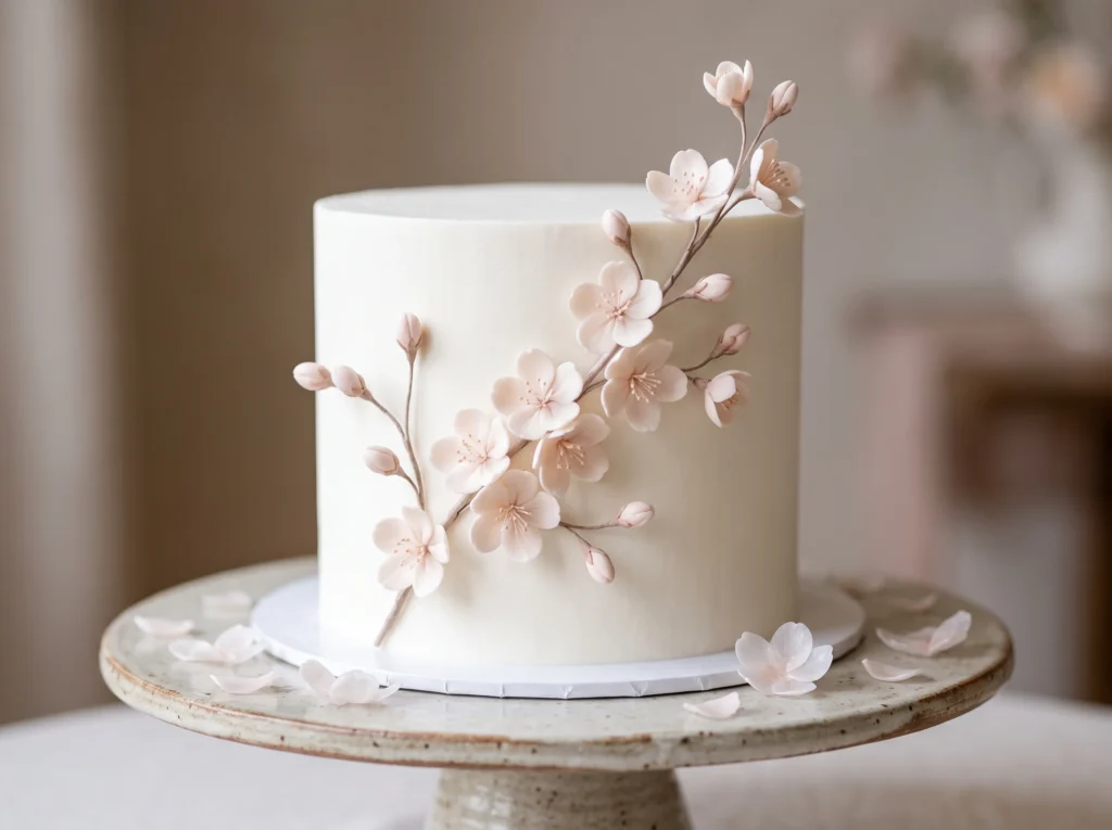 Cherry Blossom Whisper Inspiration Delicate Jap Cherry blossom cake decoration K