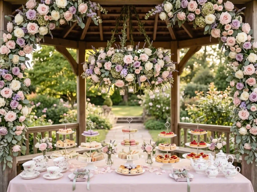 Floral Afternoon Tea Pavilion Inspiration Inspi Floral Afternoon Tea Pavilion K