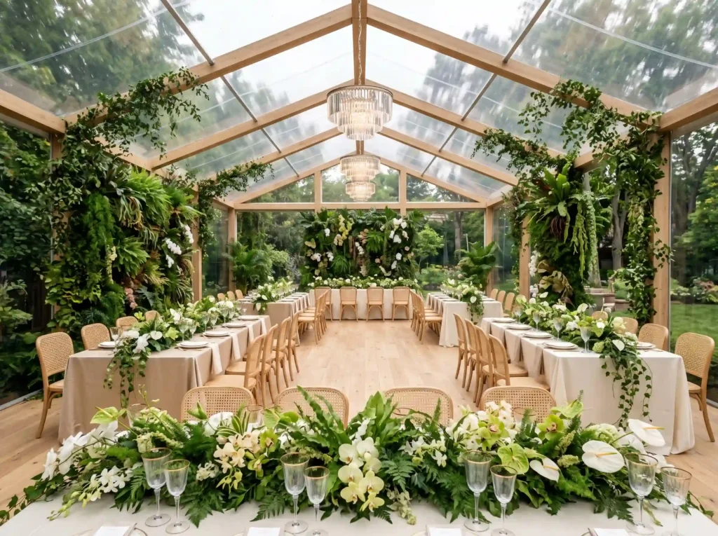 Bohemian Glasshouse Affair Inspiration Modern t Bohemian Glasshouse Affair recep… K