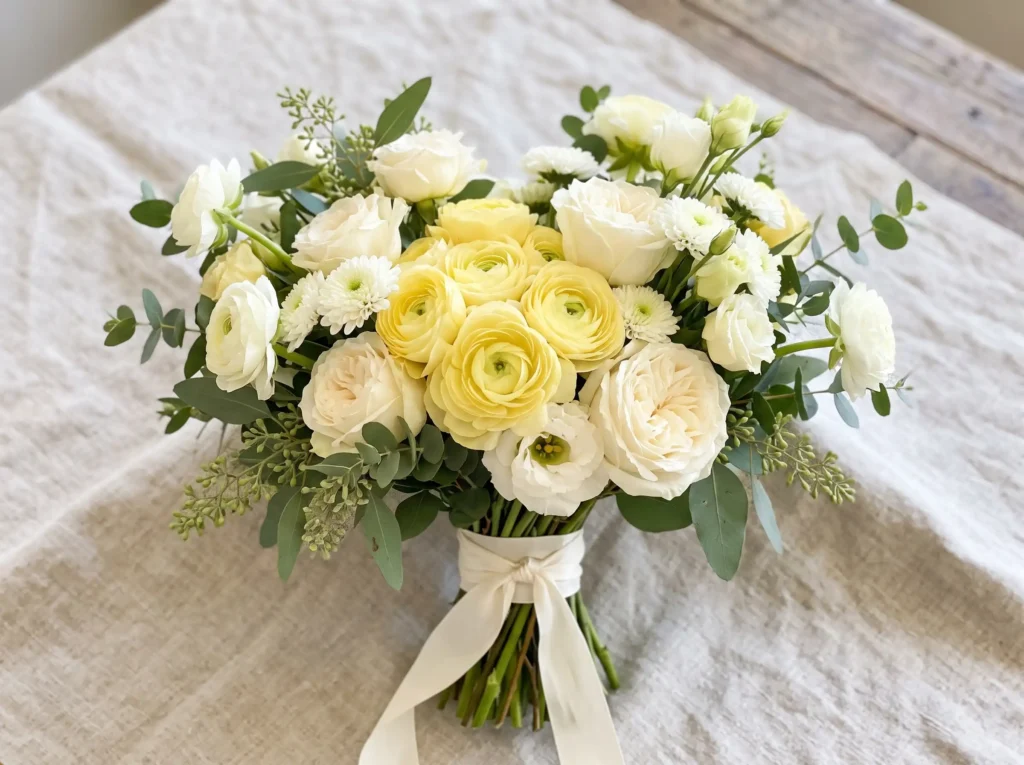 Fresh Lemon Garden Inspiration Bright seasonal Fresh Lemon Garden bouquet K