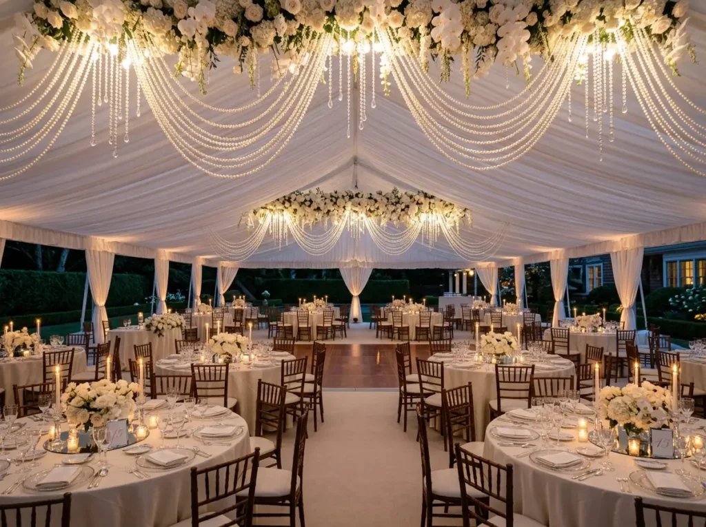 Moonlight Pearl Pavilion Inspiration Created fo Pearl Pavilion evening reception…