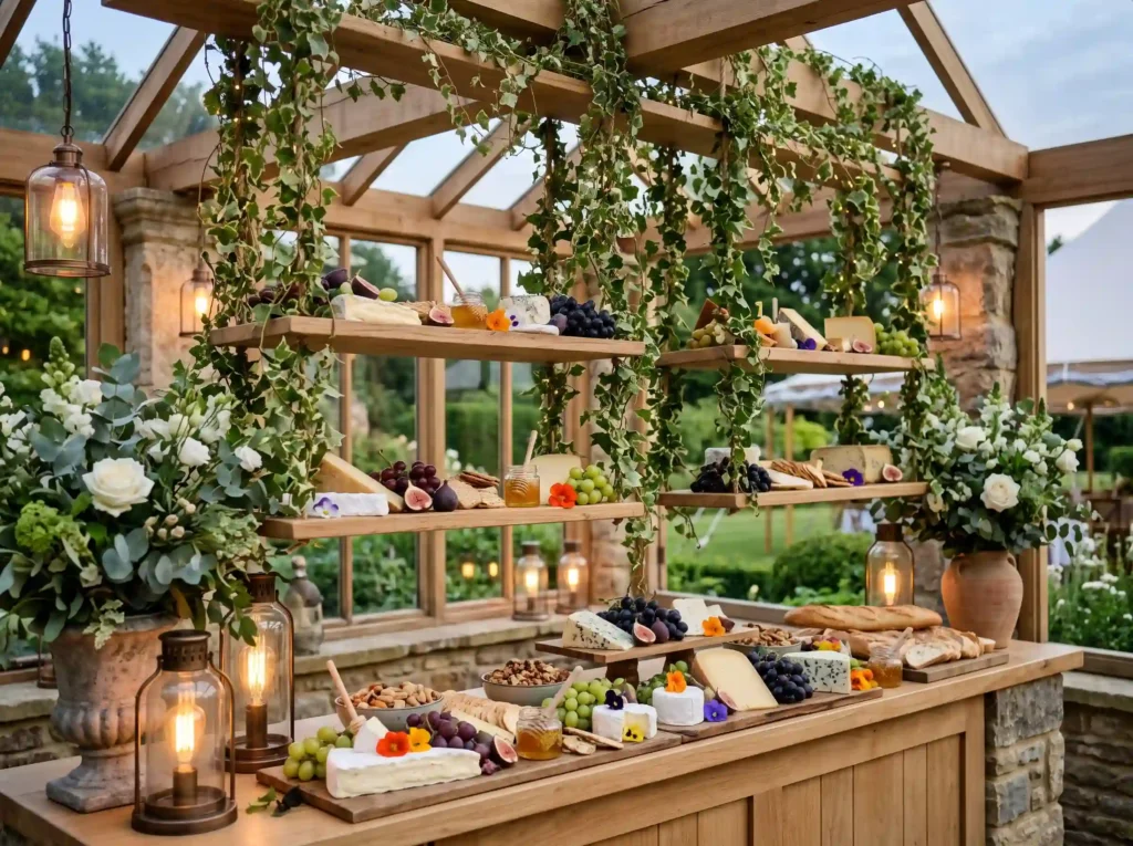 Botanical Cheese Conservatory Inspiration An el Botanical cheese station grazing K