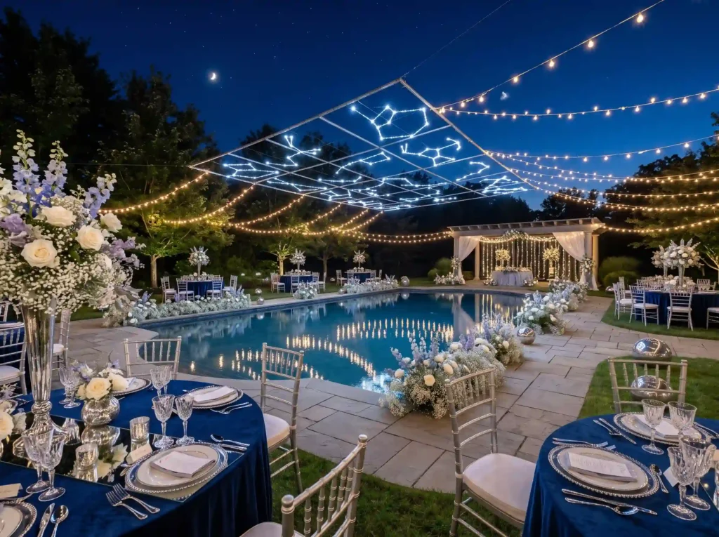 Celestial Night Garden Inspiration Inspired by Celestial night garden pool rece…