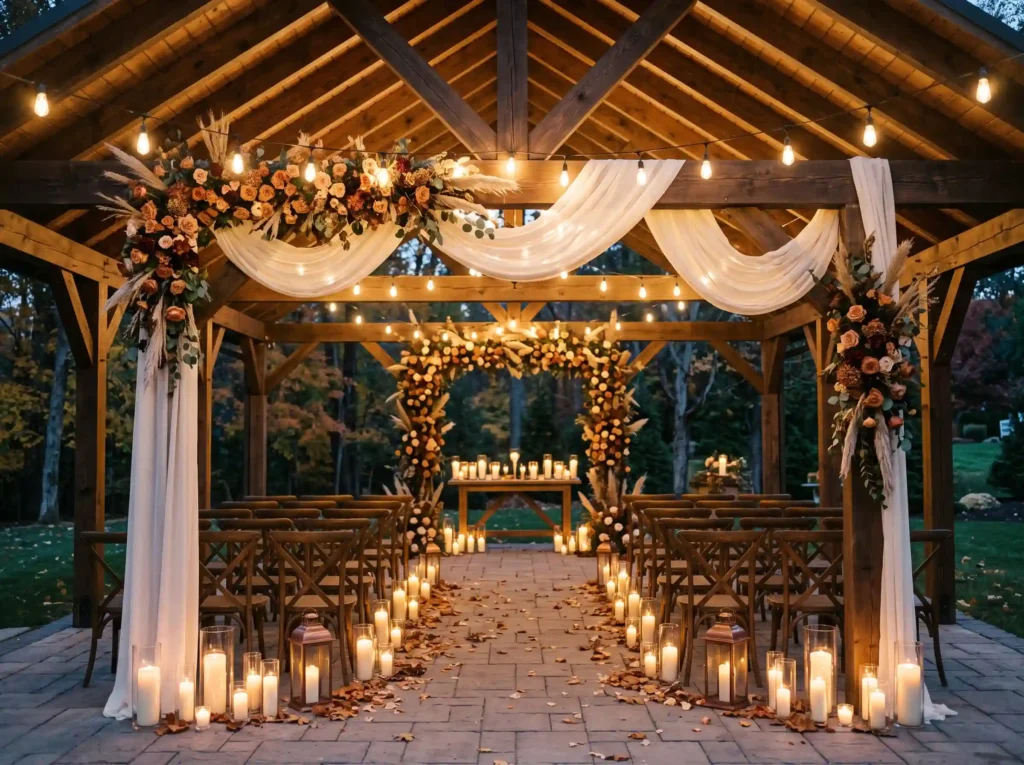 Candlelit Harvest Pavilion Inspiration A refine Candlelit harvest pavilion cerem… K