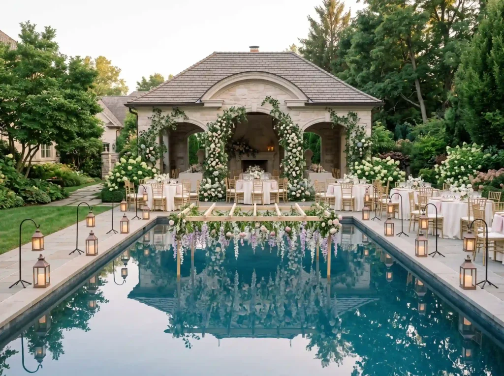 Garden Pavilion Celebration Inspiration Classic Garden pavilion celebration outd… K