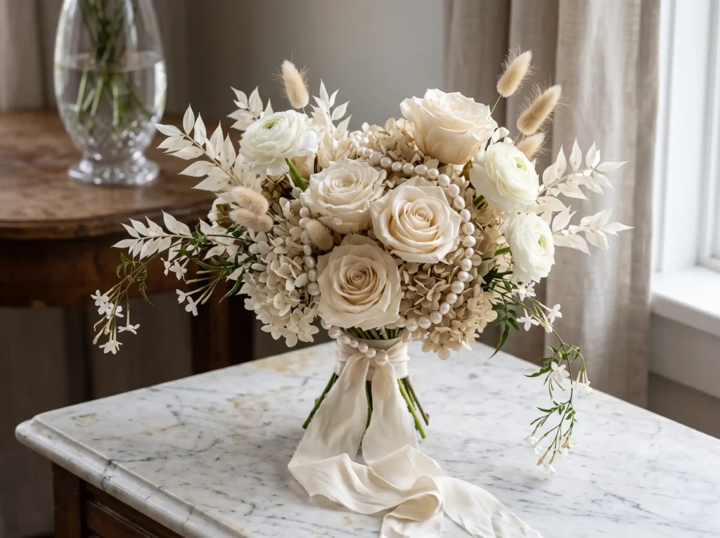Pearl Garden Heirloom Inspiration Designed as a Pearl Garden Heirloom bouquet K