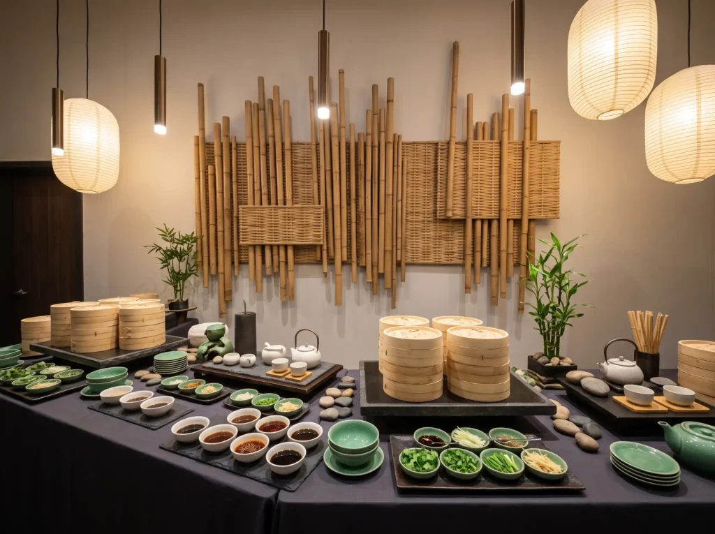 Asian Dumpling House Inspiration Elegant Asian Asian Dumpling House wedding sta…