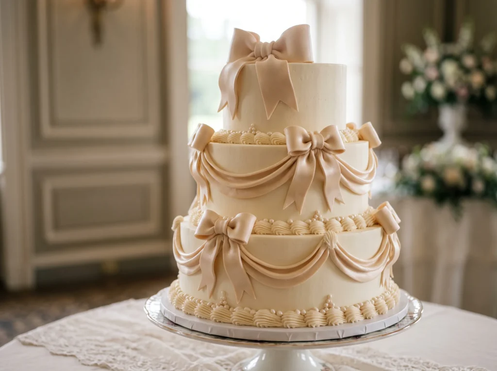 Victorian Ribbon Charm Inspiration Inspired by Victorian ribbon wedding cake K