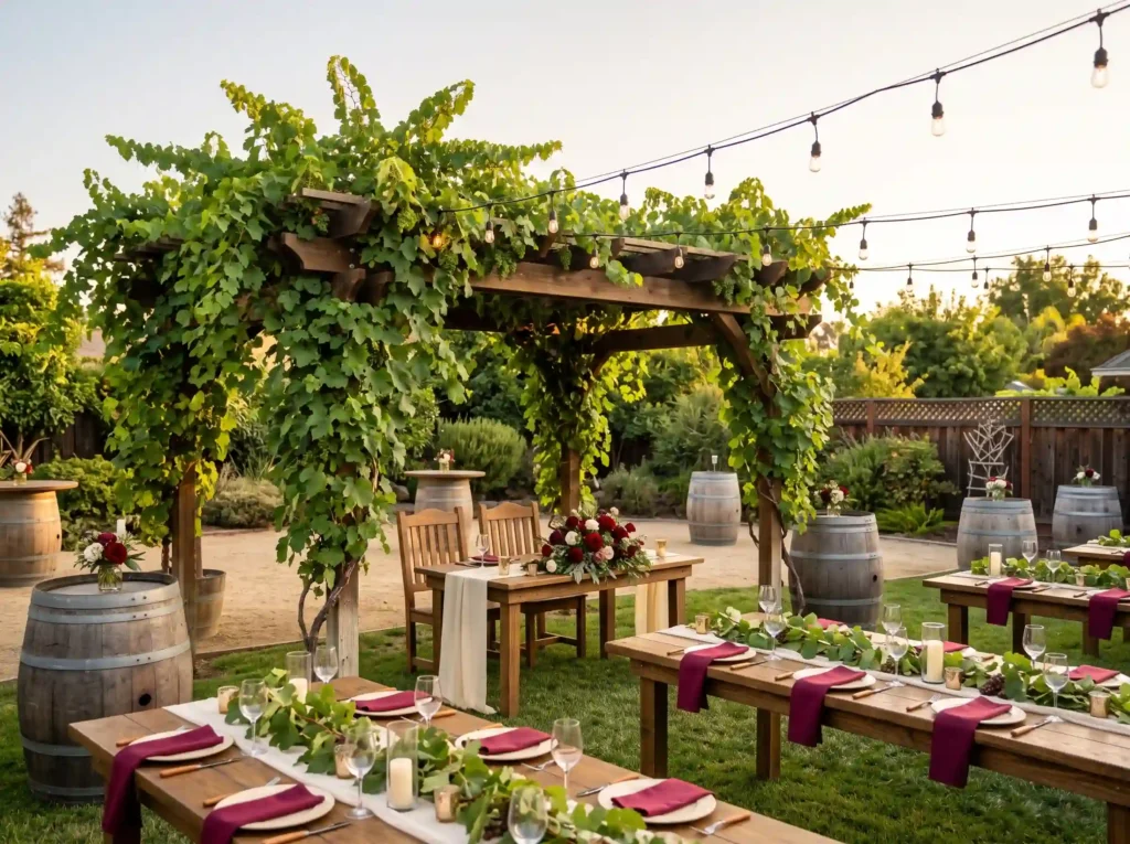 Vineyard Summer Gathering Inspiration Wine coun Vineyard summer gathering backya… K