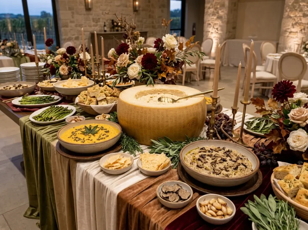 Risotto wedding buffet parmesan …