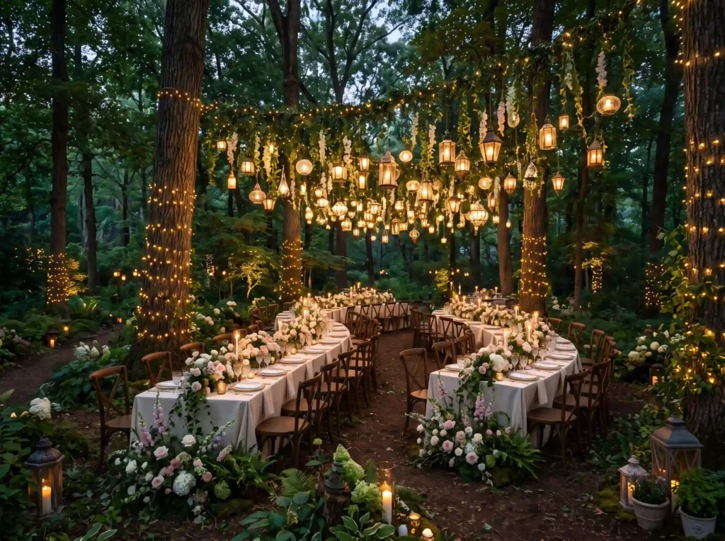 Enchanted Forest Celebration Inspiration Inspir Enchanted forest reception celeb… K