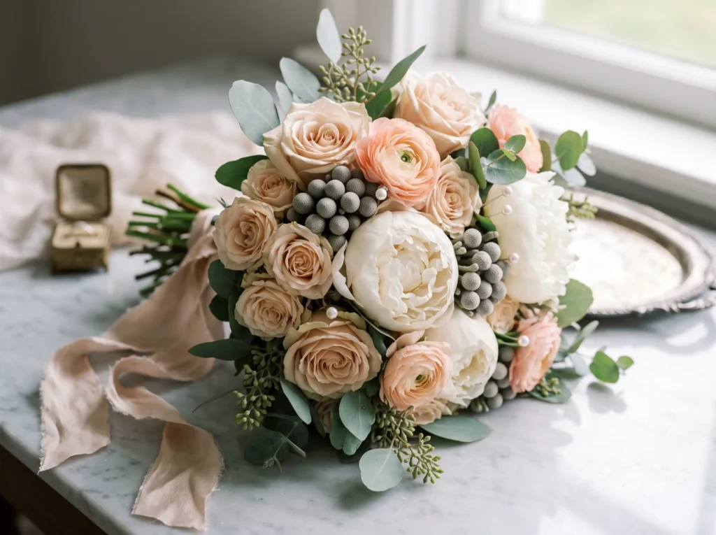 Rosé Champagne Bloom Inspiration Sparkling roma Champagne roses peonies brunia e…